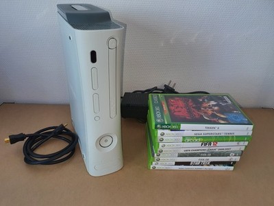 Xbox 360 Konsole Weiß mit 9 Spielen Set