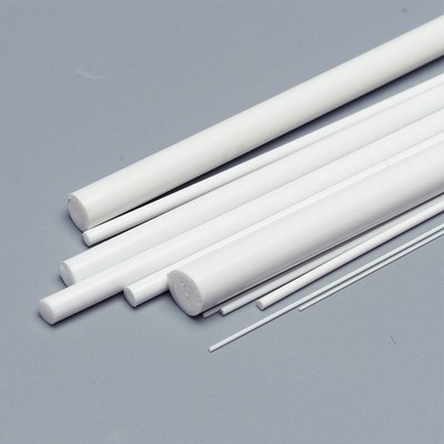 Unleash Your Imagination with 5x White ABS Solid Round Bars 250mm Length