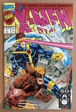 X-Men #1 Cover C, NM, Jim Lee art, Copper Age Marvel, 1991