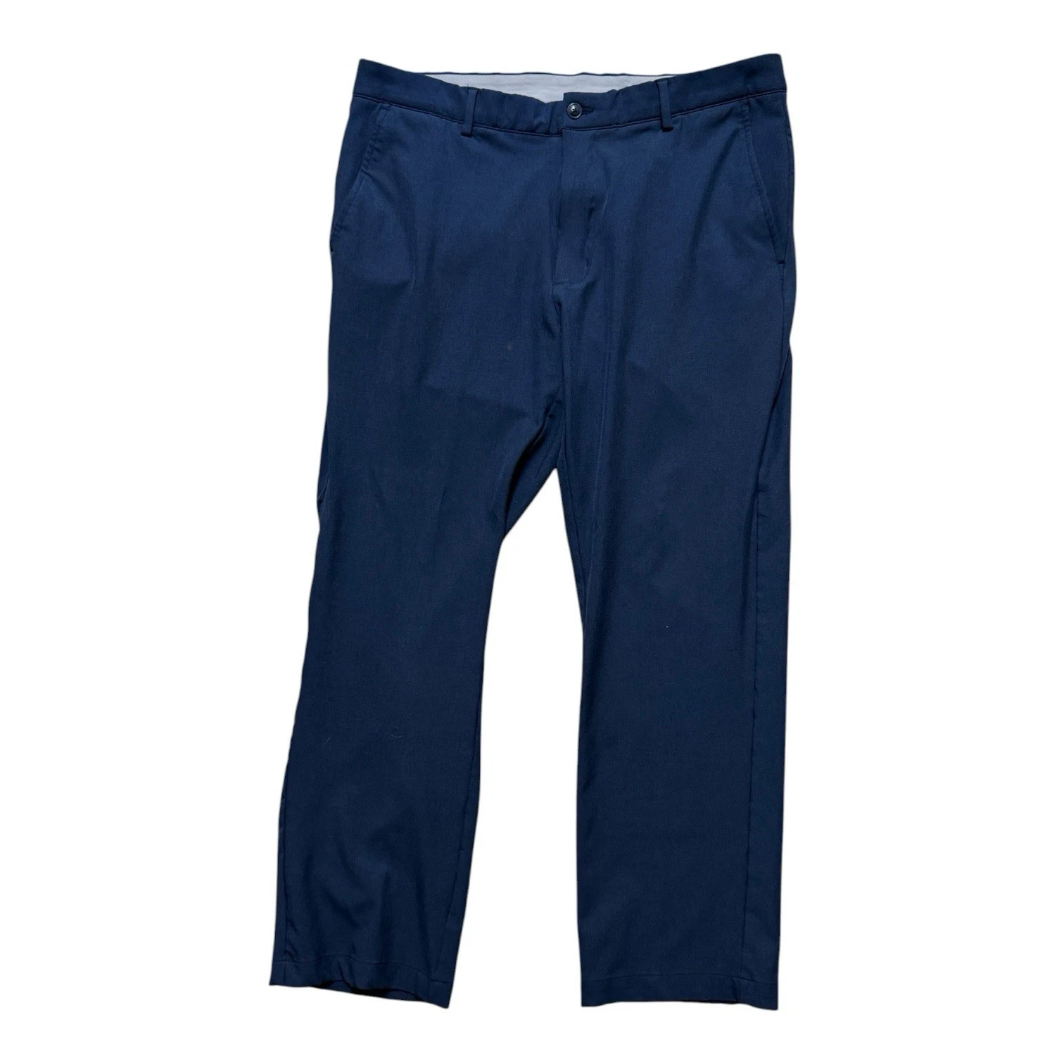Greg Norman 36x30 Navy Performance Golf Pants Stretch Flat Front