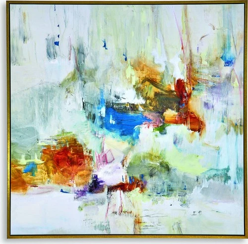 Uttermost 32328 In The Beginning 50" x 50" Framed Abstract - MultiColor - Picture 6 of 6