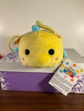Disney Store The Little Mermaid Tsum Tsum Flounder Bag Set NWT Ariel Scuttle