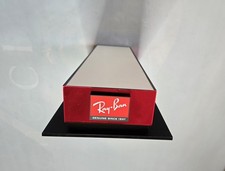 RAY-BAN RED BLACK FIVE PIECE LOGO DISPLAY UNIT IN PLEXIGLASS MADE IN ITALY A 