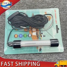 50000Lumens 12V 126 LED Green Underwater Fishing Light Lamp Fish Attract 5m New