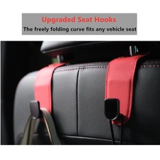 Gancio per Auto Organizer Borse in Pelle 2 Pezzi Gancio Universale per Auto - Miniatura 4