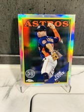 Jose Altuve Refractor Topps Chrome Anniversary 2023 Astros