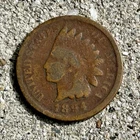 1884 Indian Head Cent - Exact Coin - Save With Combined Shipping