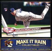 Jordan Montgomery 2017 Topps Update #US91 New York Yankees Rookie RC