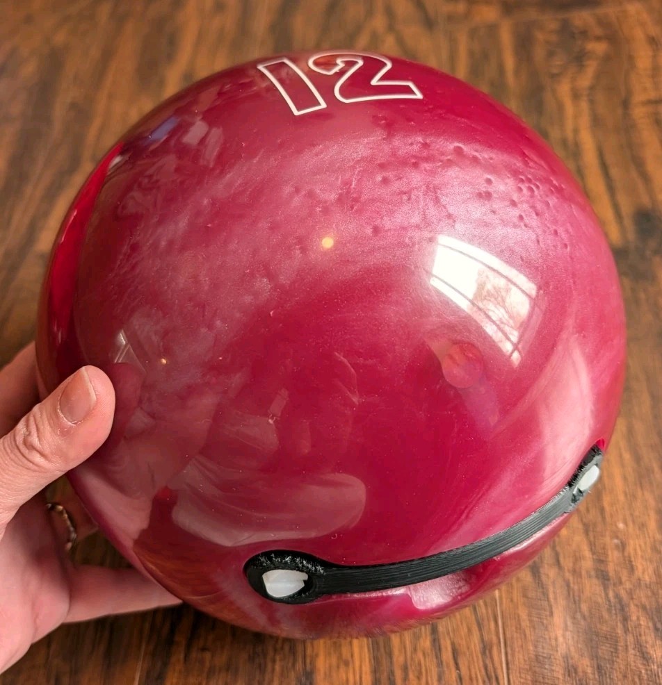 AccessiBowl Retractable Handle Bowling Ball (12, Pounds), NE