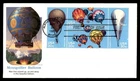 Mayfairstamps US FDC 1983 New Mexico block montgolfier hot air ballon First Day