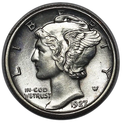 1927-D Mercury Dime,  ULTRA RARE This Nice, Superb Gem BU++
