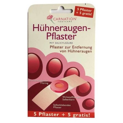 Carnation Hühneraugen-Pflaster 5 + 5 gratis · 10 St · PZN 10017562