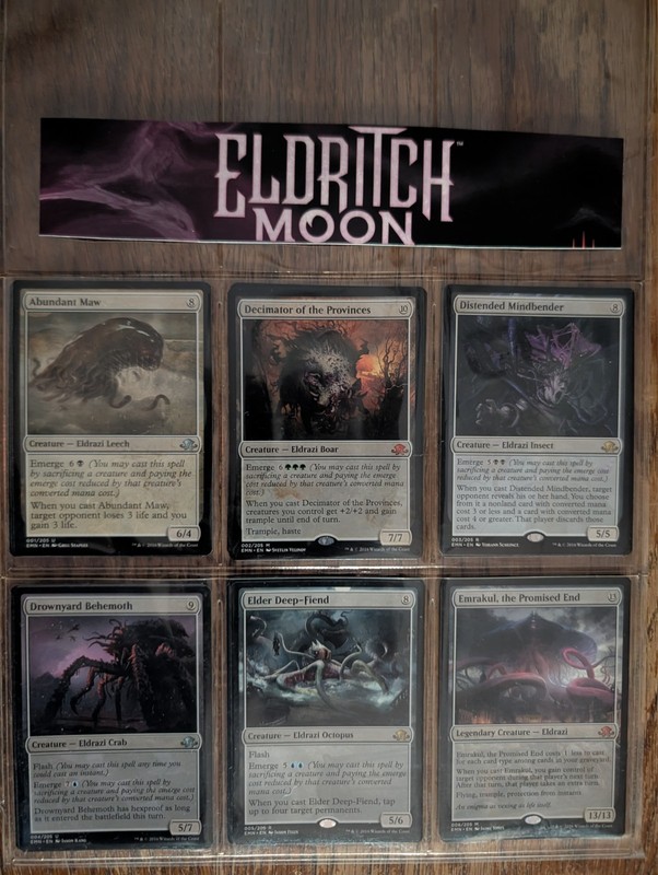 MTG Complete Set Of Eldritch Moon 1 - 205 cards Includes Player's Guide