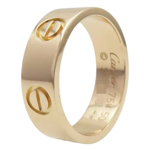 Cartier Love Ring 18K Rose Gold Size 55 CARTIER Love Ring 18K Rose Gold US Size 5.5 B4084800