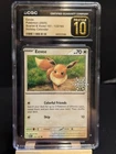 💎CGC Pristine 10💎 Eevee 133/165 Scarlet & Violet 151 Stamped Holiday Calendar