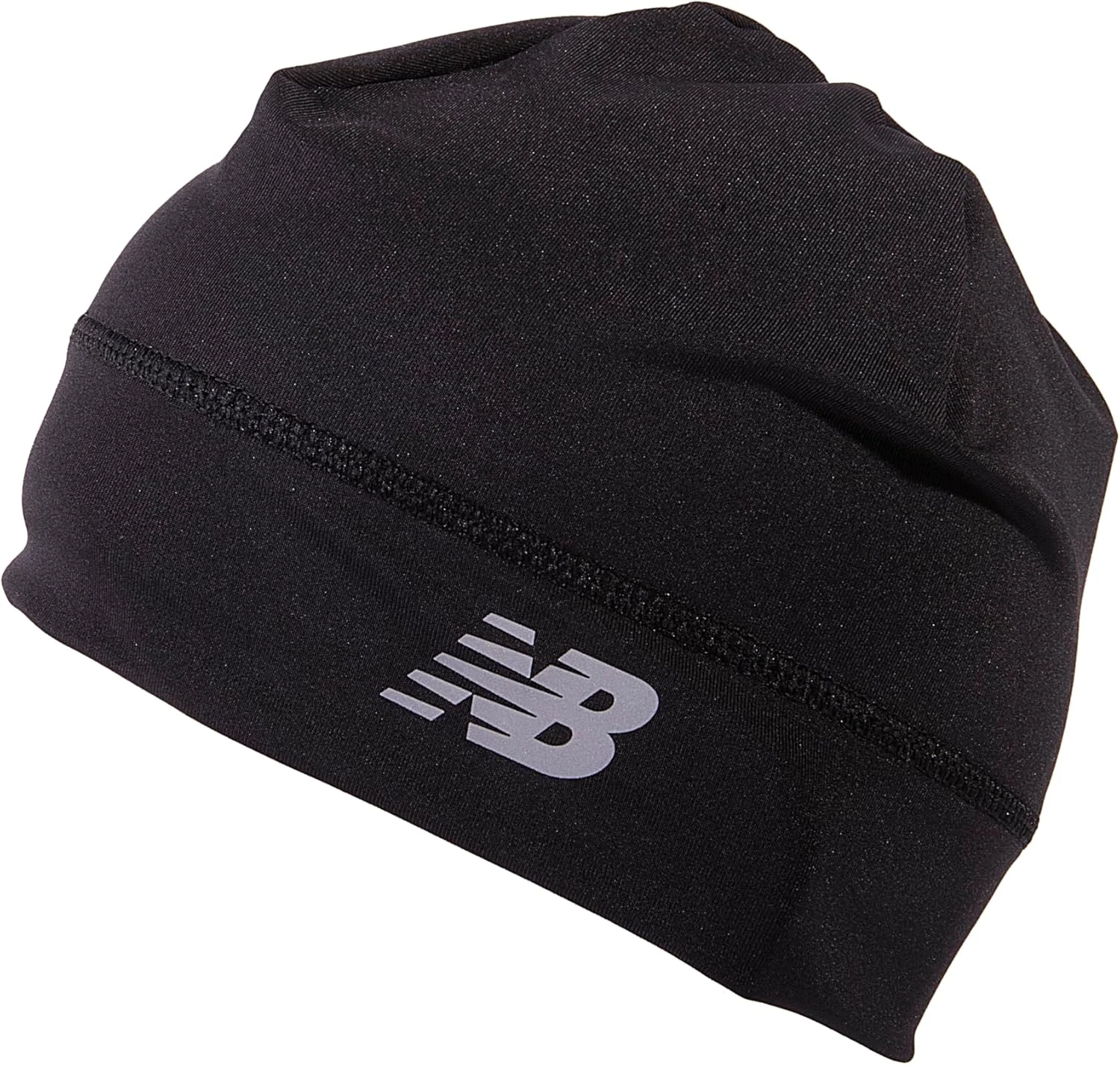Lightweight Running/Athletic Skullcap Hat, Beanie, Cap Black