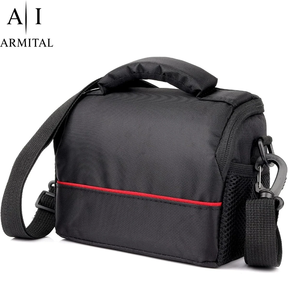 Custodia Per Fotocamera Mini EVO In Pelle PU Vintage – Borsa Con Tracolla Regolabile, Apertura Frontale Per Scattare, Marrone - 3