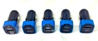 Blu USB Car Adapter Cigarette Lighter Socket Port - Mobile Cell Charger - 5 Pack