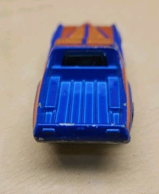Vintage Hot Wheels Redline 1973 Blue Breakaway Bucket Flying
