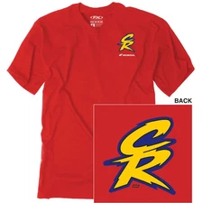 Factory Effex Honda Retro CR T-Shirt - Red, Large 28-87314