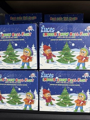 Luces 50 PCS Fake Snow Balls, Soft Snow Ball for Fight Indoor, Plush Winter Ball