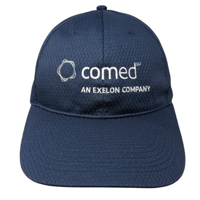 Comed An Exelon Company Strapback Baseball Cap Blue One Size Adjustable Apollo