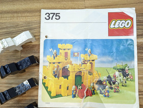 Lego 375 Yellow Castle 100% Original Box RARE Box Knights Vintage Knights Castle