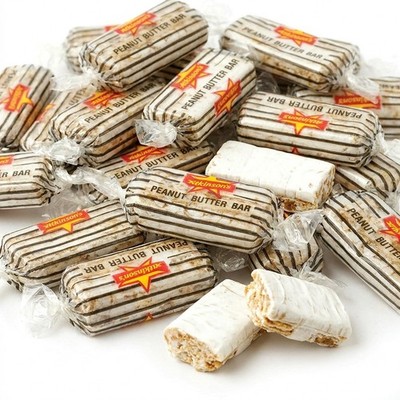 Zebra Bars Peanut Butter Candy - Nostalgia Hard Candy