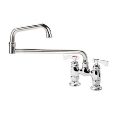 Krowne 4 in Deck Mount Royal Series Faucet w/ 18 in Double Jointed