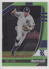 2020 Panini Prizm Draft Picks Lime Green Prizm 21/75 Trei Cruz #PDP73 uk2