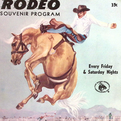 1968 Mesquite Championship Rodeo Souvenir Program Mesquite TX
