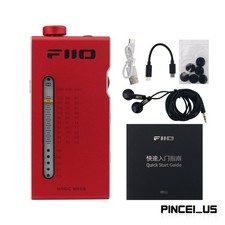 FiiO Red RR11 Mini Stereo Radio Smart Elderly Specific Cellphone Audio Decoder
