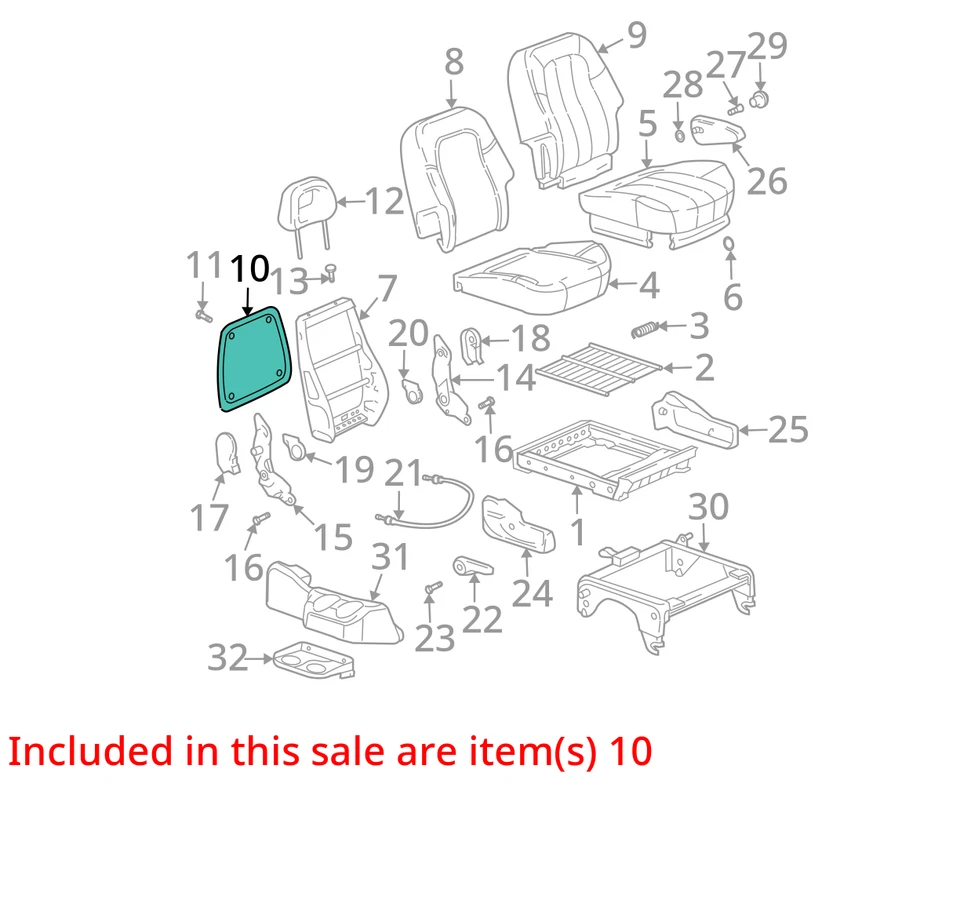 SE ADAPTA A PANEL AZTEK BUICK PONTIAC RENDEZVOUS 2001-2003 88895006 - NUEVO FABRICANTE DE EQUIPOS ORIGINALES 88895006 Foto 2 de 3