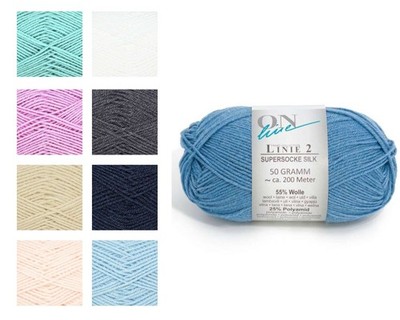Online Linie 2 Supersocke Silk Color Sockengarn