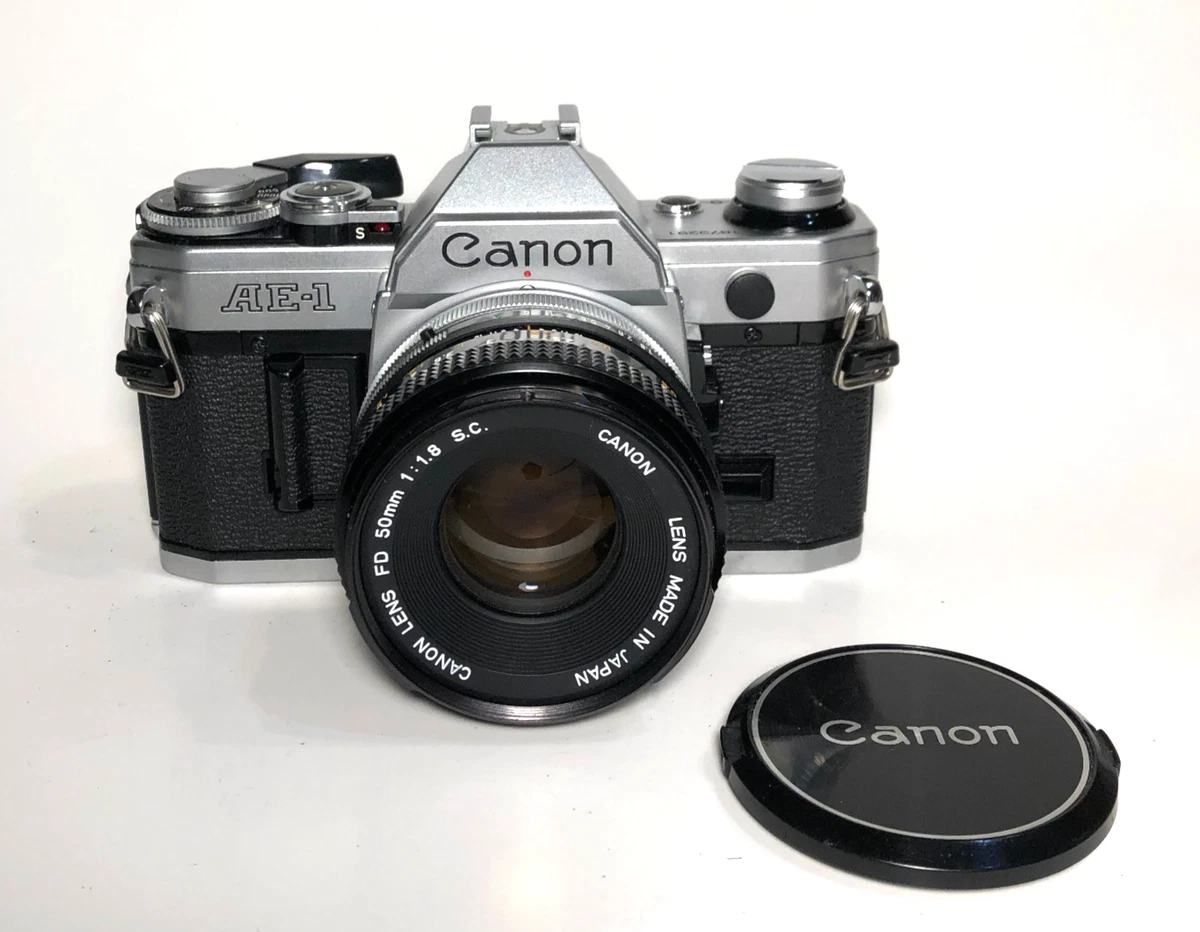 良品 Canon AE-1 + 50mm f1.4レンズセット Canon AE-1 PROGRAM NEW 50mmF1.4 レンズセット