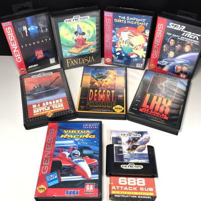 SEGA Genesis Games Lot YOU CHOOSE - Individually Priced - Free Shipping - 1990s