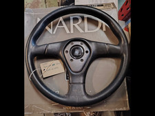 Alfa Romeo Fiat Porsche Bmw Steering Wheel Nardi Leather Super Diam.36.5 Steering Wheel Alfa Romeo Fiat Porsche Bmw Steering Wheel Nardi Leather Super Diam.36.5 Steering Wheel