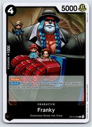 Franky (090) OP10-090 Rare Royal Blood One Piece Foil