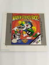 MARVIN STRIKES BACK (USA) Game Boy / GameBoy COLOR replacement label