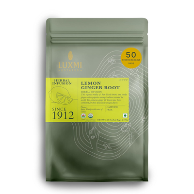 #ad Estates Lemon Ginger Root 50 Teabags 100% Biodegrable Teabags $36.99