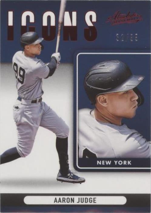 2022 Panini Absolute - Icons Aaron Judge #I-6 Red /99 for sale online ...
