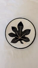 mid century modern danish plate 5.5" diameter