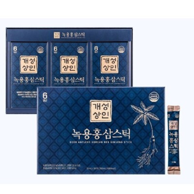 6years old Korean Red Ginseng Extract Deer Antlers Extract Stick 10ml*30sticks