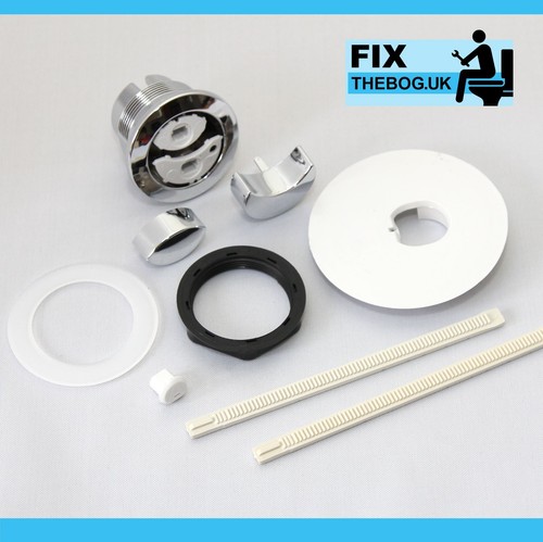 Ideal Estándar Kyomi Pulsador Doble Flush - Trinquete Largo - Imagen 3 de 9
