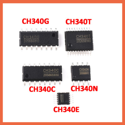 CH340G/340C/340G/340T/340E IC SOIC-16 SOP16 USB Seriell Schnittstellenwandler