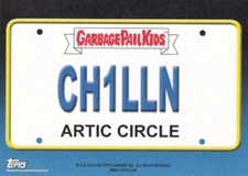 2023 TOPPS GPK GARBAGE PAIL KRASHERS SERIES 4 - LICENSE PLATE 5 - FRIGID BRIDGET