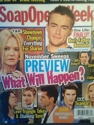 1 SINGLE ISSUE FROM SOAP OPERA WEEKLY NOVEMBER 09/2010 MAGAZINES