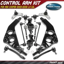 14x Front Control Arm Stabilizer Bar Link Tie Rod End for Mini Cooper 2003-2008