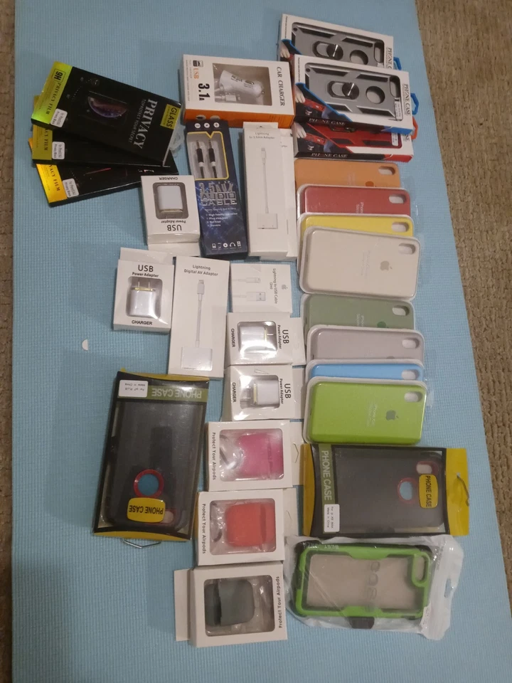 Grande parte de capas mistas, carregadores, protetores, para iphone 8-plus, XR, 7 plus, xs max, 7 pl - Imagem 3 de 4