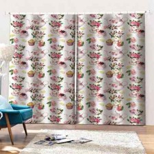 Pleasant and exquisite afternoon teaPrinting 3D Blockout Curtains Fabric Window